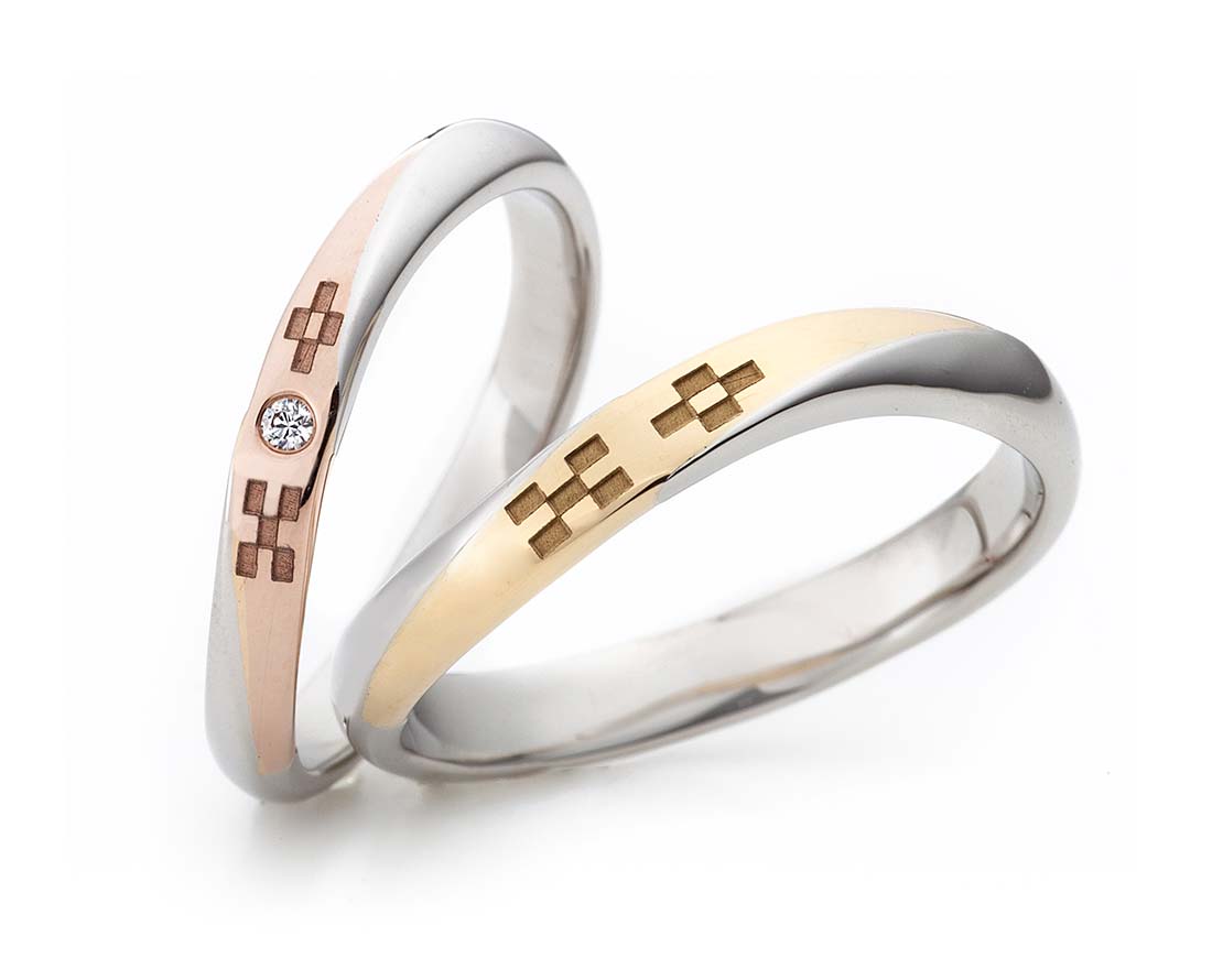 沖縄発祥！ミンサーリングの結婚指輪