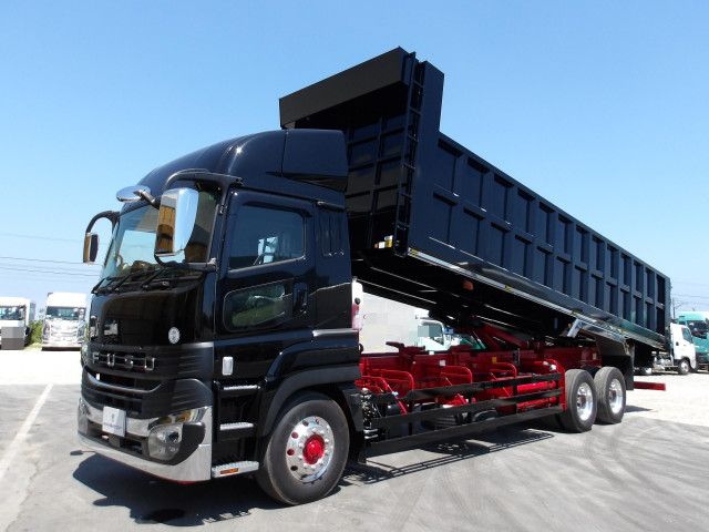 中古ダンプ 三菱ふそう 三重・長野・岐阜 スーパーグレート QKG-FV60VX19,990kg・大型 10t中古トラックのトラック王国