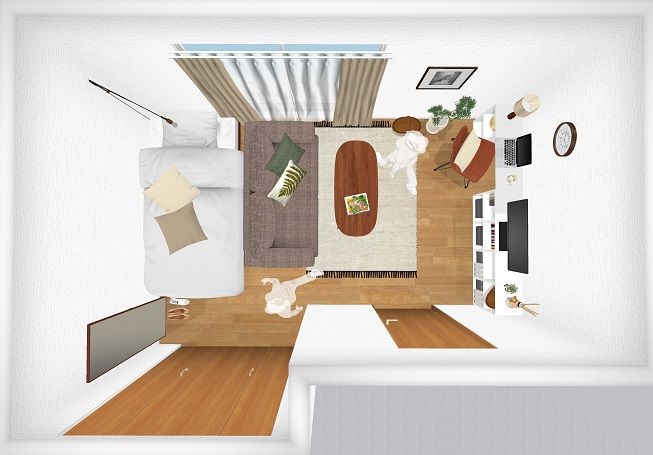 一人暮らし モノが多いのも少ないのもどっちもイイ！オシャレな1Kのインテリア3選カルチャーカルチャー ＆ ライフFUDGE.jp