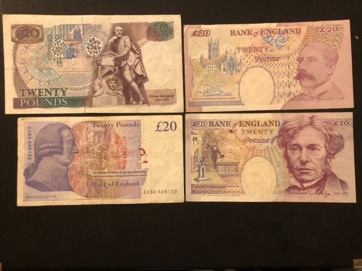 紙幣・貨幣イギリス