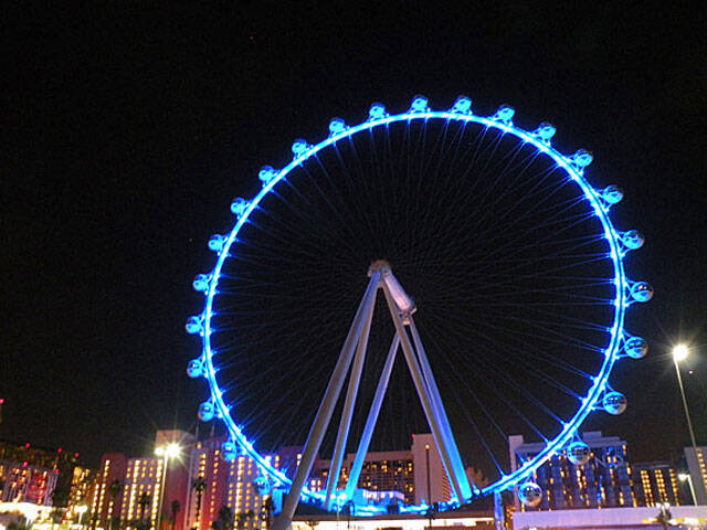 人気のアトラクション ラスベガスの観覧車ハイローラーの昼と夜の経験ラスベガスの最も完全な旅行ガイド