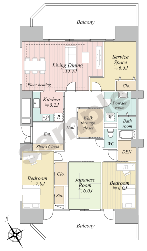 間取り図ZOOM秋葉原EAST不動産投資のマンション経営はトーシンパートナーズ