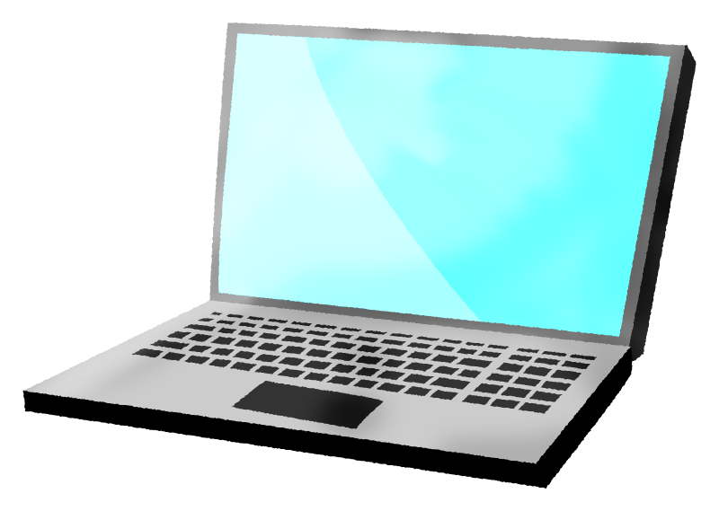 可愛いイラスト無料ノートパソコン − free illustration laptopイラストダウンロード