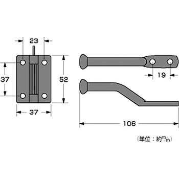 単管小屋のドア製作に便利な自動門艦錠 ウエスタンラッチ単管パイプのDIYや組み方の学習なら単管DIYランド