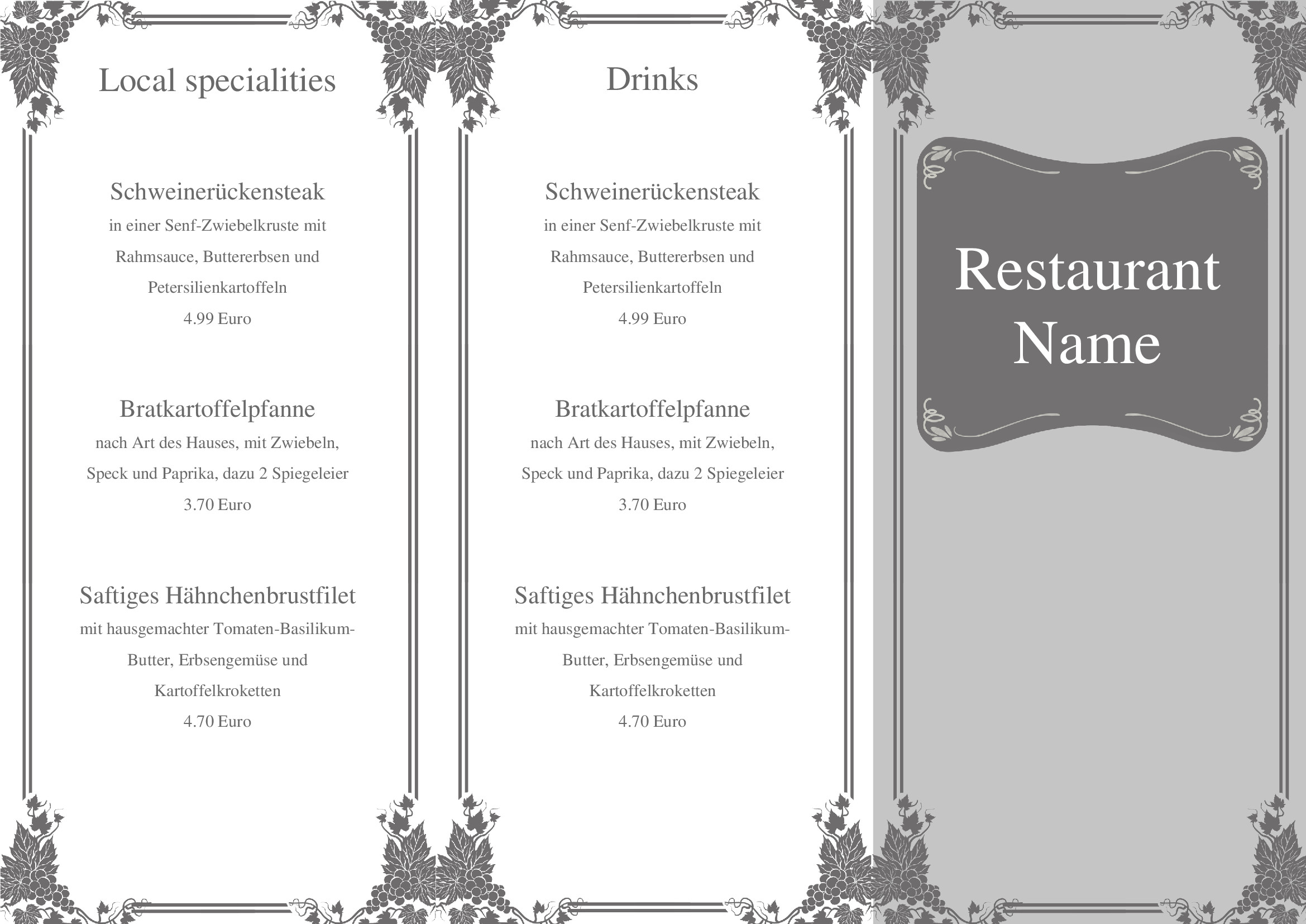 ワインメニューテンプレートでおしゃれなワインリストデザインを無料で作成！Canva