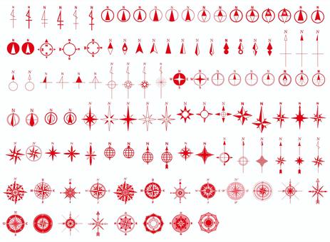 方位記号を作成する