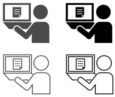 書類作成 ビジネスプレゼン資料作成用 」のイラスト素材・ベクター画像 - イメージマートimagemart