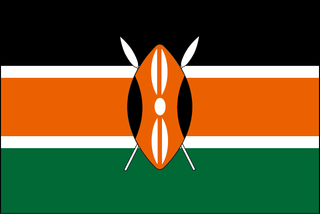 ケニア国旗刺繍アイロン接着パッチバッジ衣類などに。9 x 6 cm - Etsy 日本