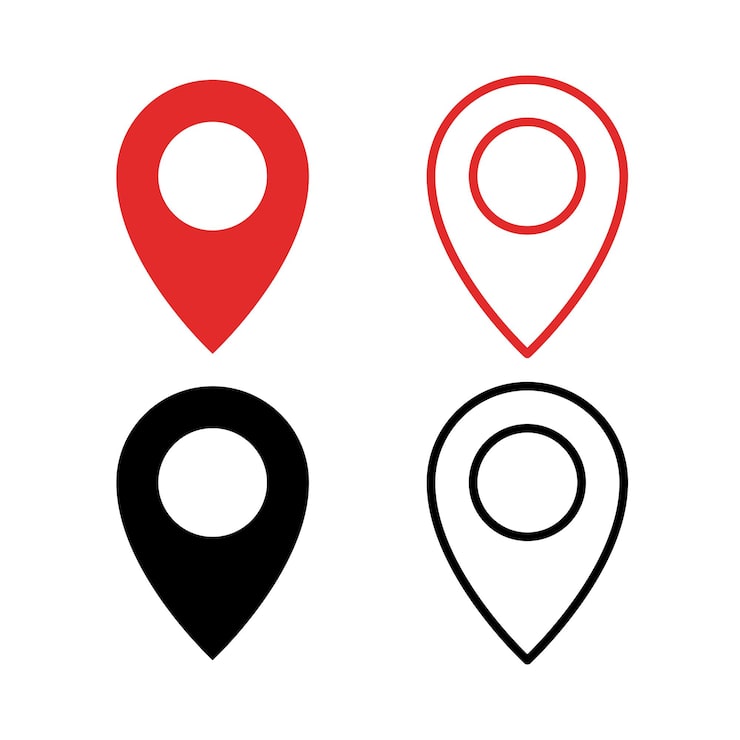 マップピンのイラスト、現在地マーク293032977- イメージマート