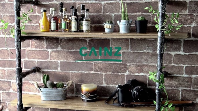 Amazonカインズ CAINZアイアンバー 縦6.5× 横45.5cm 耐荷重5kg アンティークゴールド マルチバー 中 タオルバーDIY パーツ 金具 おしゃれタオルバ