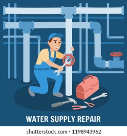 1,574 配管工 High Res Illustrations - Getty Images水道管, 水道, 工事