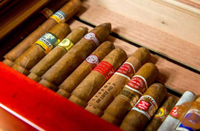 燻らせた煙を見つめながら物思いにふける、シガーバー入門Dig-itディグ・イット