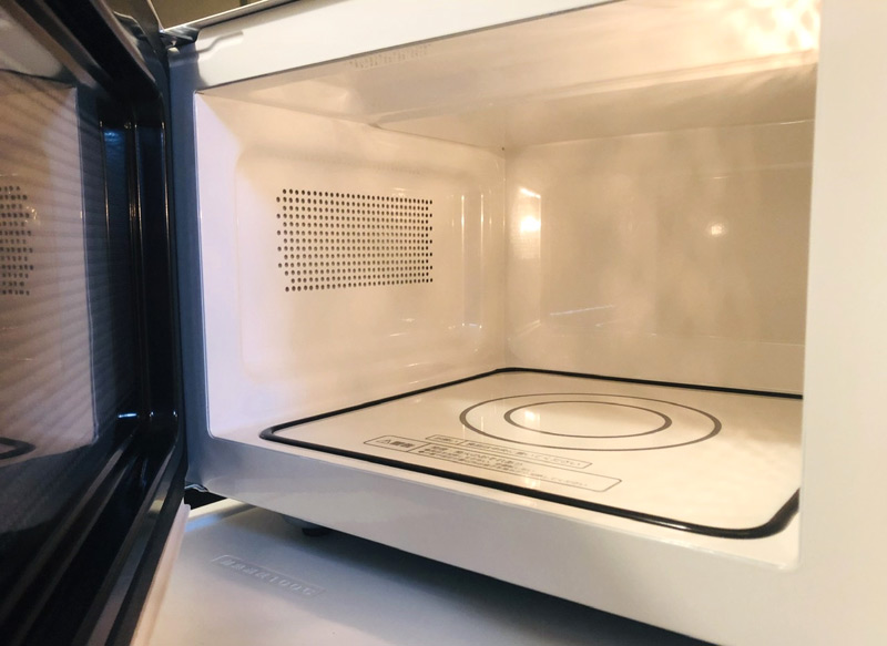 電子レンジの掃除は重曹をチンするだけ