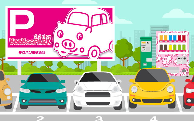 大阪市谷町駐車場タイムズ駐車場: 公共施設 デザイン