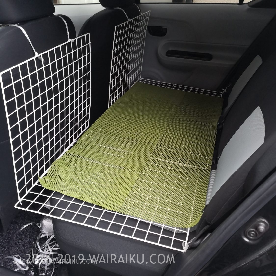 シートカバーを自作してみた – スペーシアベースで車中泊＆車中ワークに挑戦