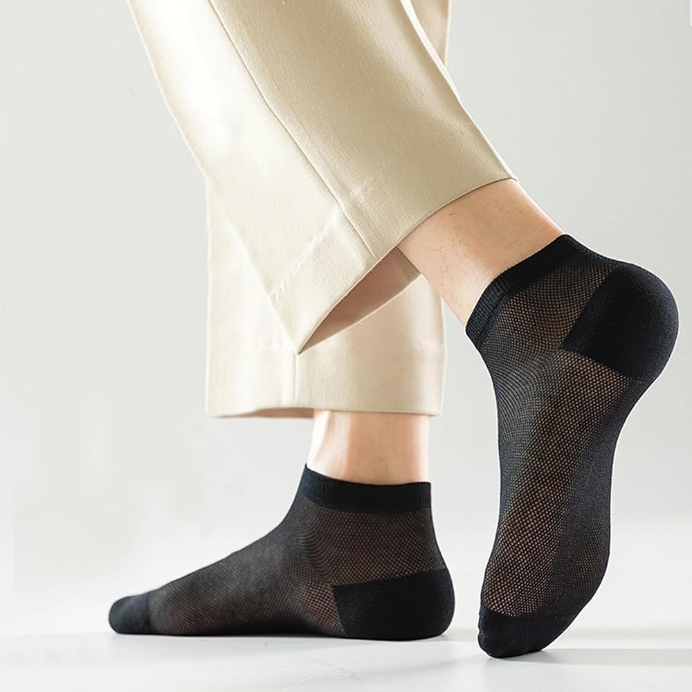 minana送料無料 靴下 メンズ スニーカーソックス ショートソックス 5足セット くるぶし 浅履き ビジネス ソックス フットカバー カバー ソックス メッシュ 通気性 くつ下 無地 脱げない 短い ソックス 綿 吸水速乾 臭わない ストレッチ