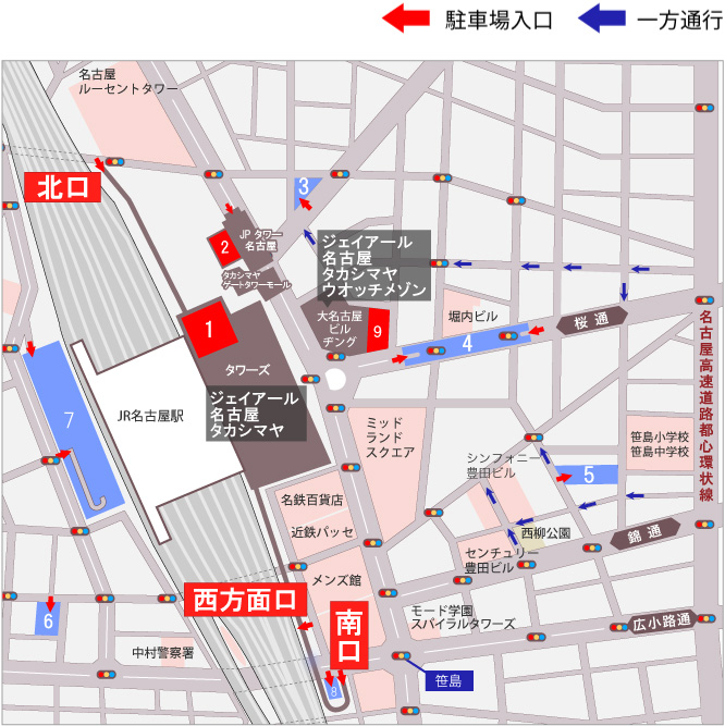 ニッセイ名駅西駐車場いずみパーキング