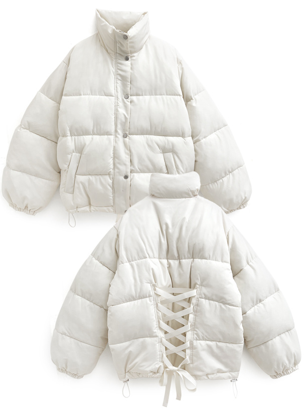 プレート中綿ダウンショルダーバッグ tr864レディースファッション通販のグレイル GRL公式