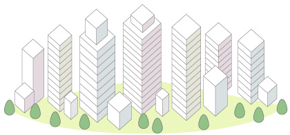 オフィス街のイラスト素材88916528- PIXTA