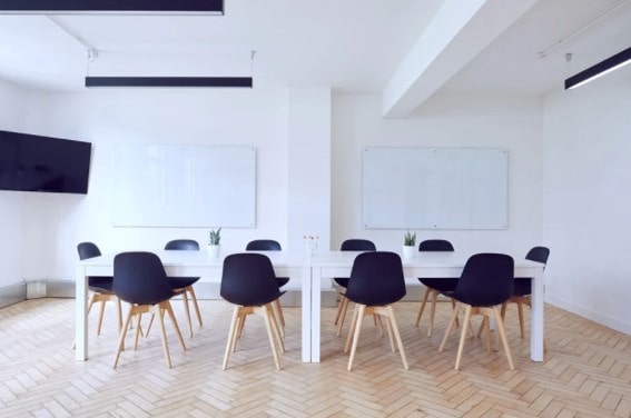 AmazonDASHAN 5 x 3フィート ポリエステル ズーム ミーティング オフィス 背景 ビデオ会議用 モダン ビジネス 窓 景観 写真背景 家 インテリア 都市 建物 YouTube 写真小道具DaShanバックペーパー・背景布