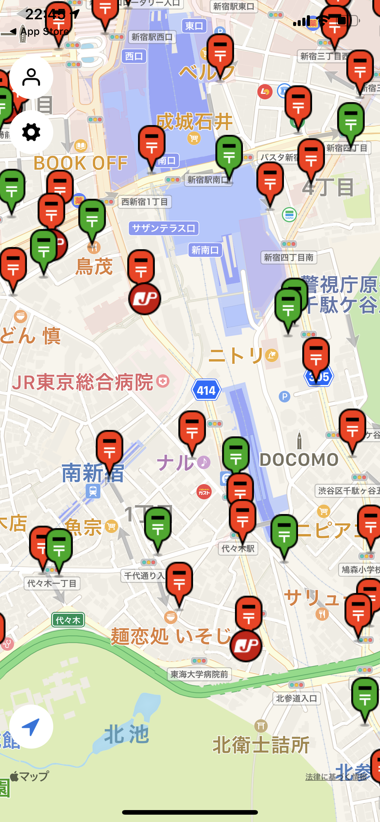 ローソンに設置している郵便ポストで手軽に24時間投函得北