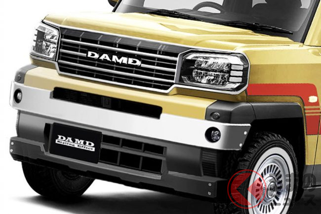 ゴツカワイイ！ 新型「タフト」が80s風レトロに大変身!? ボディキットを公開くるまのニュース