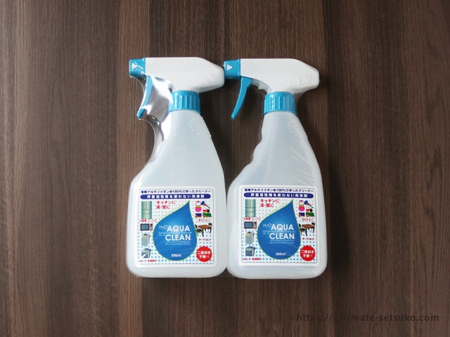 H2Oアクアクリーン電解水クリーナー 500ml x 2Costco Japan