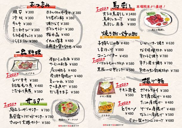 イラストメニュー表のススメ！イラスト制作会社アットのイラストレーターブログ