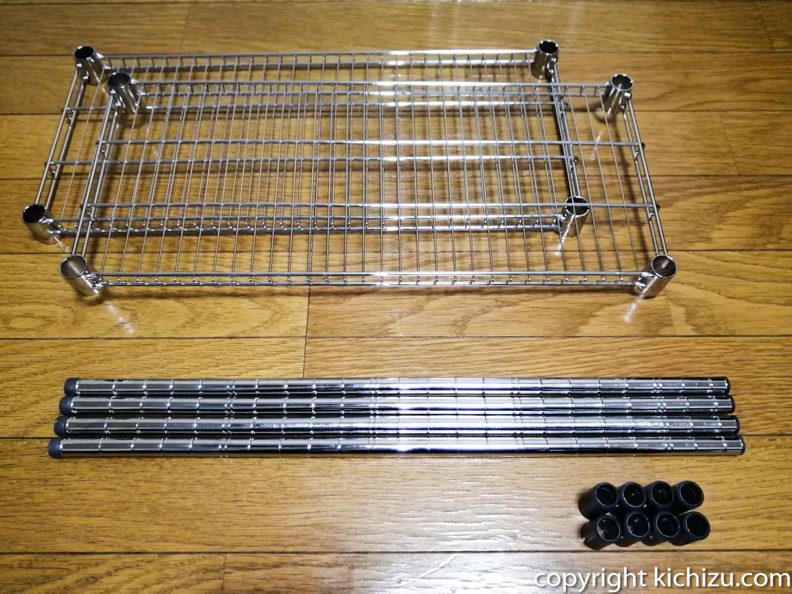 100均棚 ダイソーのジョイントラックを組み立ててみたメダカは語らない メダカブログ