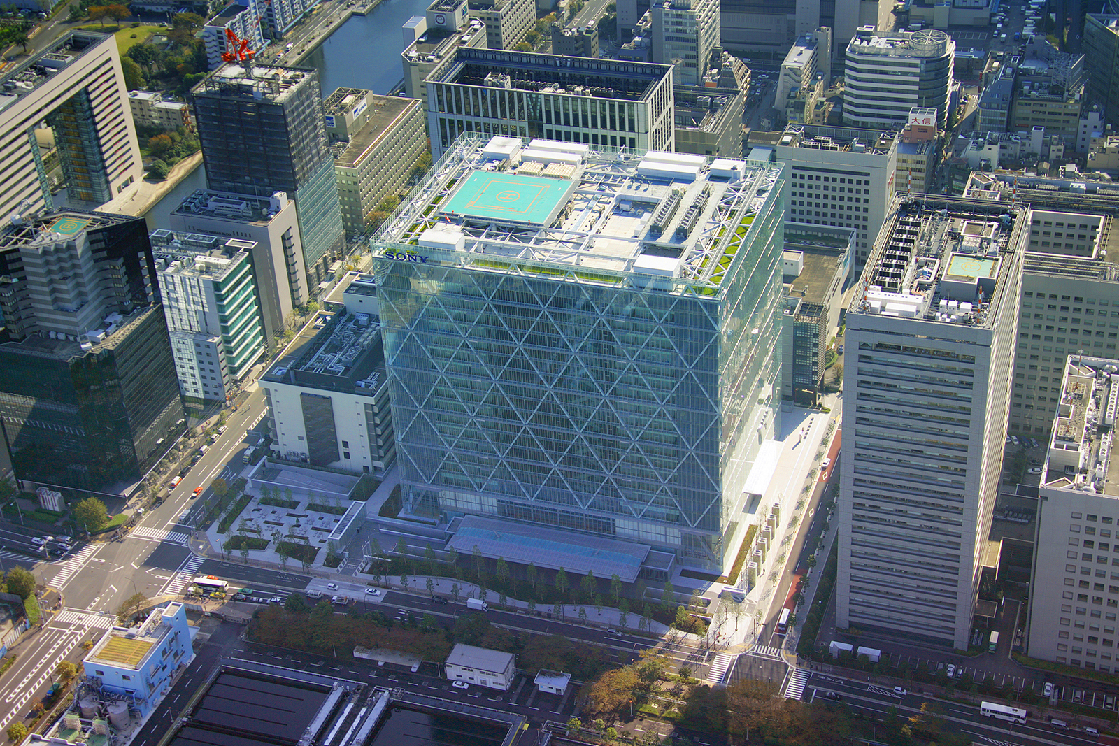 ソニー本社ビル17階から出火 - GIGAZINE