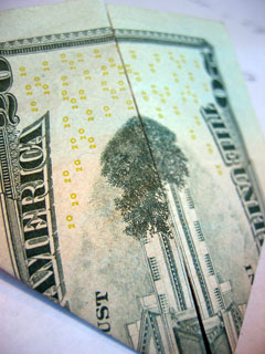 アメリカ紙幣 USドル札 100ドル 20ドル 10ドル 5ドル 計205ドル 海外旅行等に