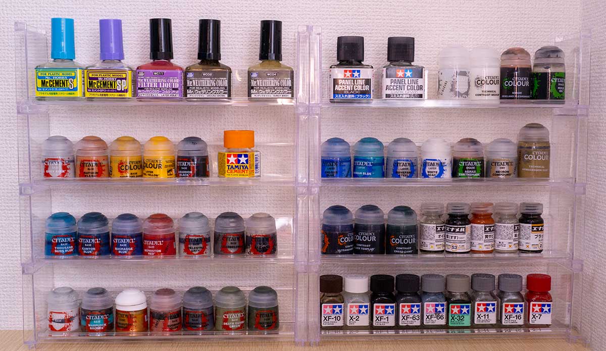 塗料 Mr.カラー の収納セるしうす