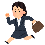 無料イラスト かわいいフリー素材集: 女性の看護師のイラスト「驚いた顔・ひらめいた顔・悩んだ顔・焦った顔」