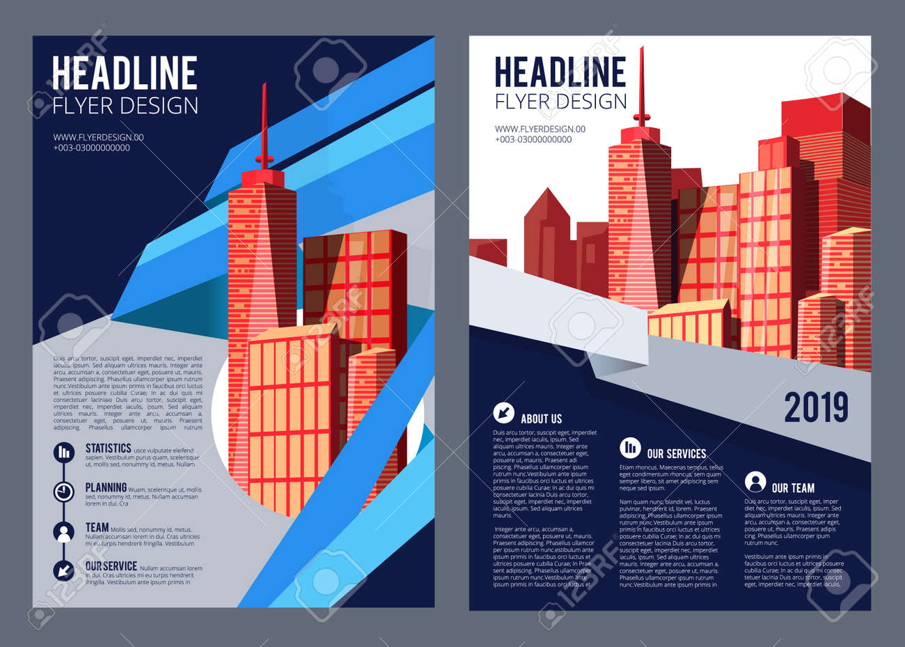 土木、建築でつかえるチラシテンプレート-パワポンbyアスクル