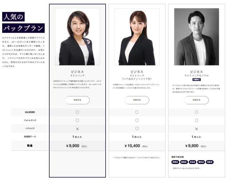 プロフィール名もないフォトスタジオ