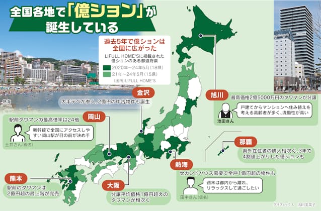 億ションは地方へ 空白県わずか14、節税住み替えやセカンドハウス - 日本経済新聞