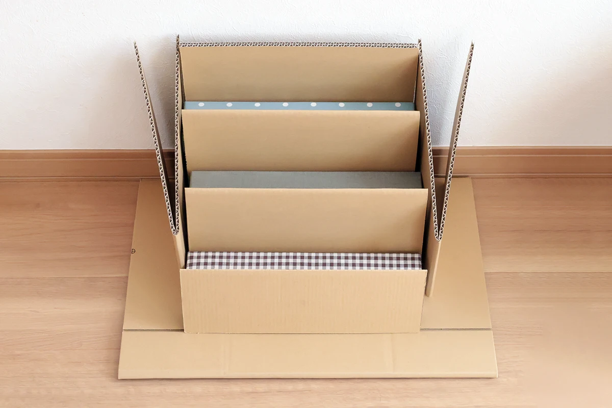 段ボール×牛乳パックで絵本棚の作り方 解説＆失敗談- 気まま放題