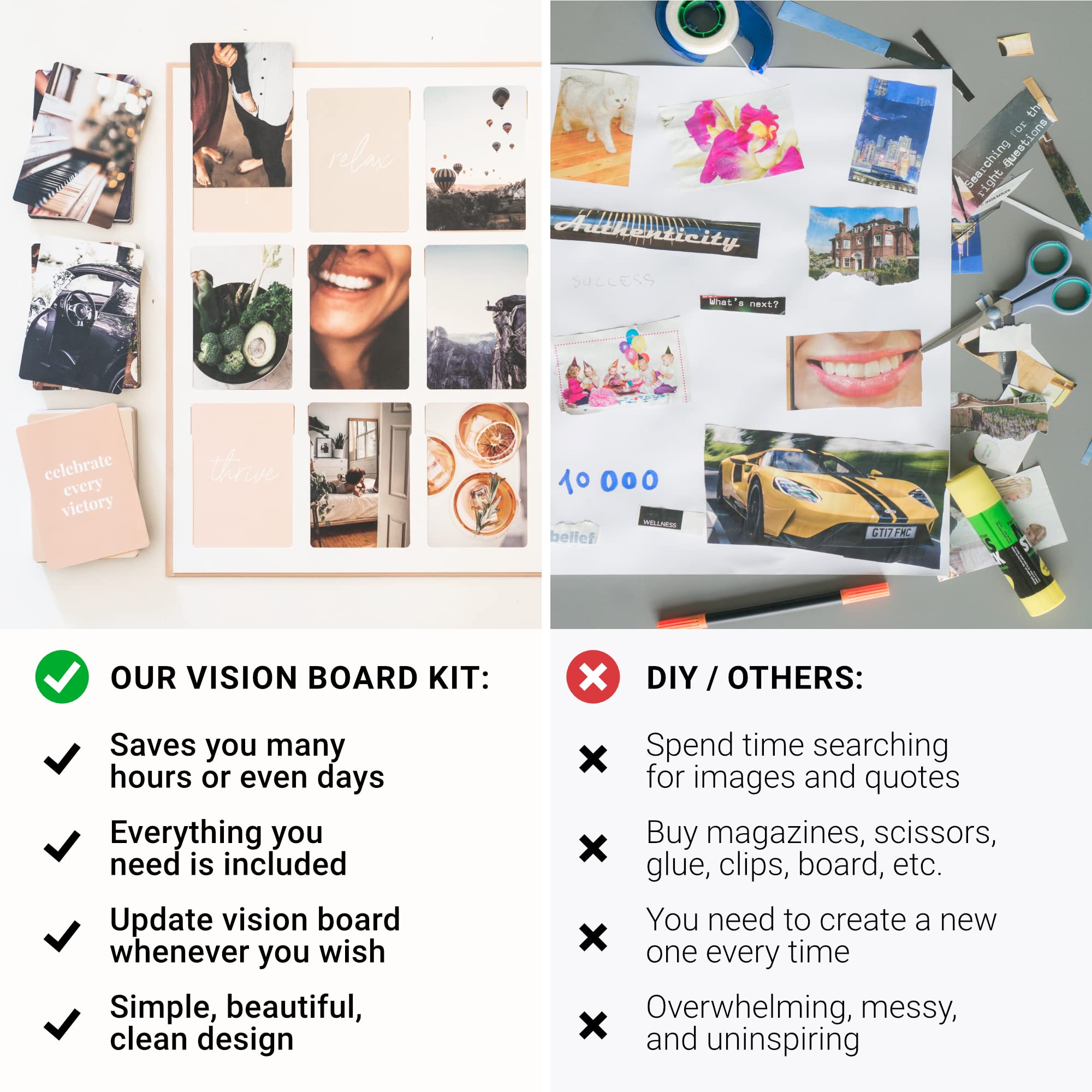 ビジョンボード作成 - ビジョンマップを簡単に作成できるAI搭載の無料デザインアプリCanva キャンバ