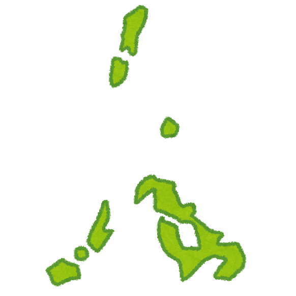 地図イラスト：福岡地域オーダーメイド退職祝い“栄光のあゆみ”