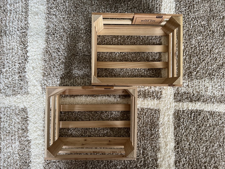 100均ダイソーで隠す収納ボックス＆浮かせる壁掛けアイデア