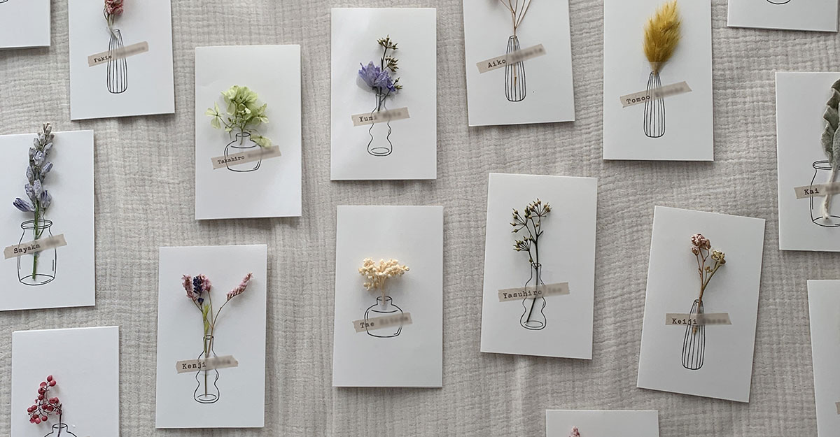 エスコートカード﻿ A4サイズ