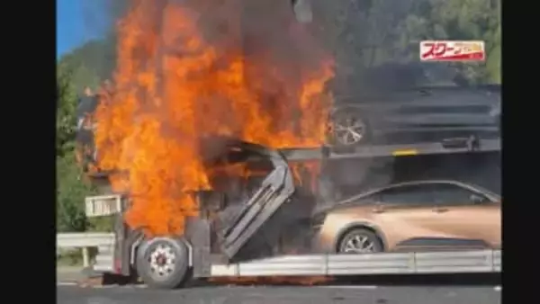 車両火災 東関東道 上り 湾岸市川IC付近でクロネコヤマトのトラック燃える火事！現地の画像まとめ : まとめダネ