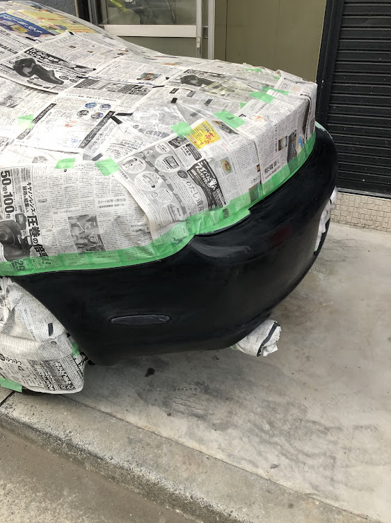 R32板金補修②：補修パテ埋め～研ぎ～仕上げパテ塗り～研ぎ～補修パテ埋め追加滑り屋本舗 ☆ 雪がある限りはSKIに行こか～♪