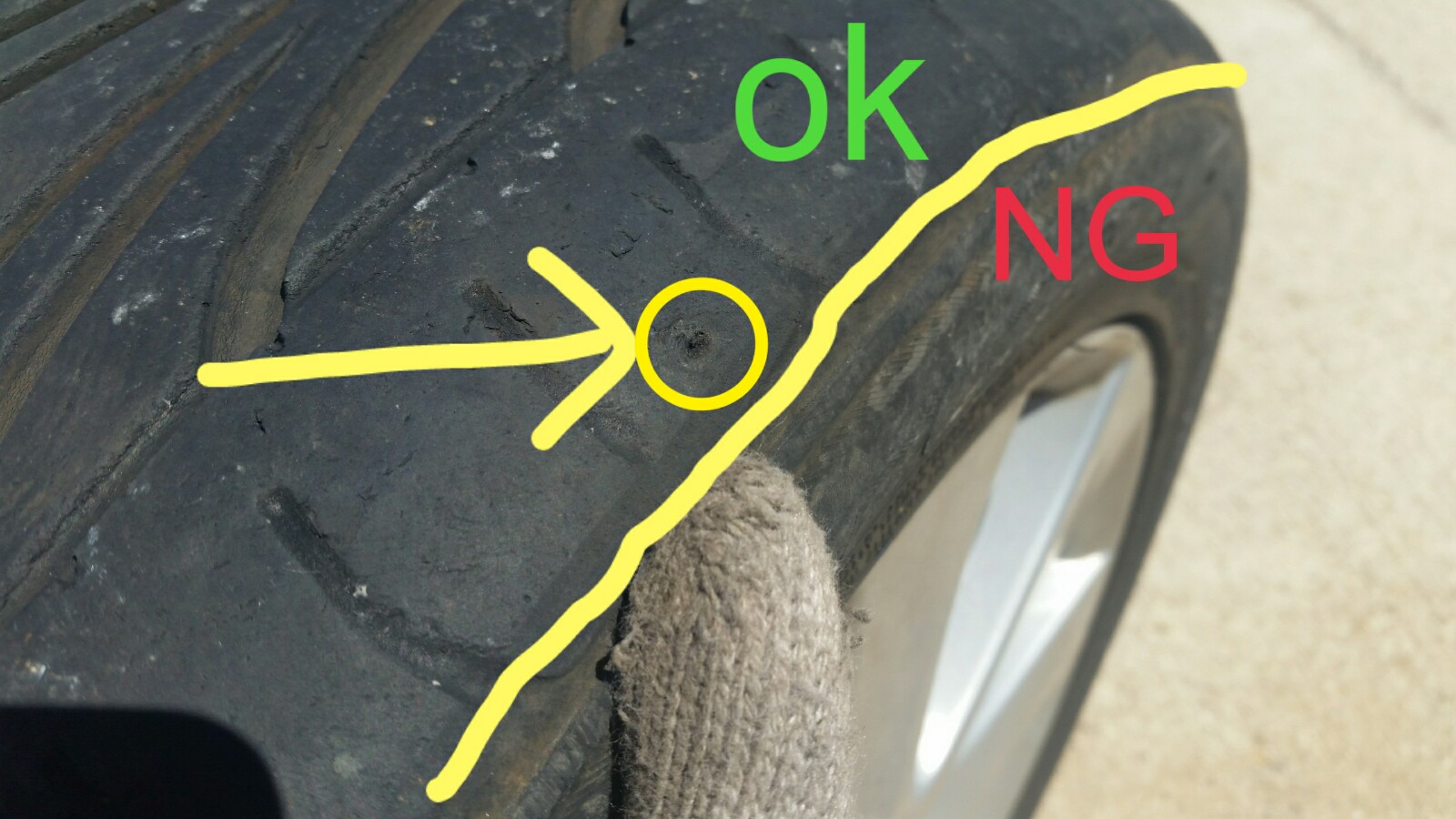 車のタイヤパンク修理を自分でする方法修理キットの使い方を写真で解説なんでもDIY