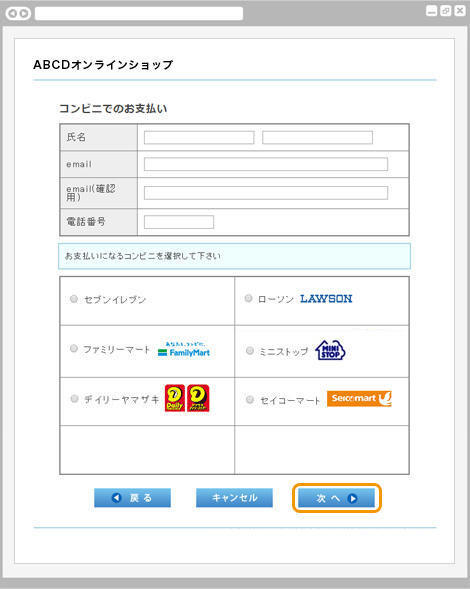 Loppi操作手順 クレジットショッピングお支払い
