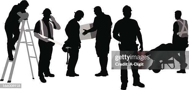 仕事シルエット イラストの無料ダウンロードサイト「シルエットAC」