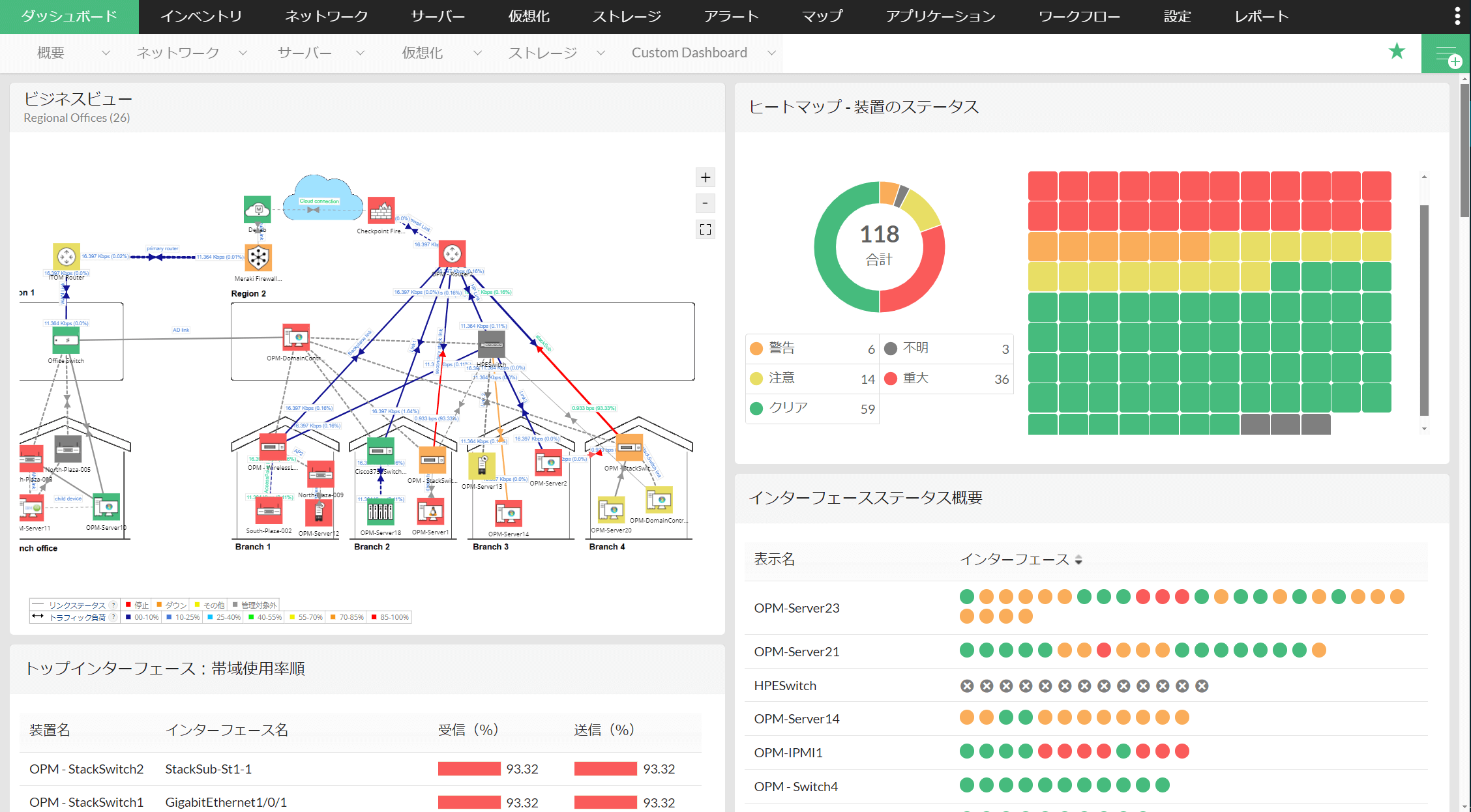 ネットワーク図ソフトウェア - 作図ツールSolarWinds