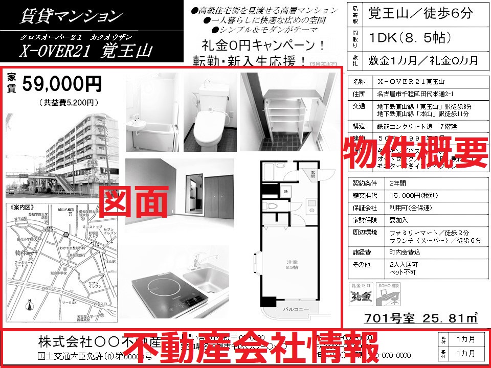 建築計画概要書とは記入例や見方