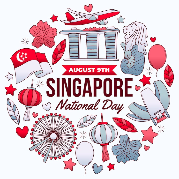 シンガポール シンボルマーク ロゴ 名所のイラスト素材 - PIXTA