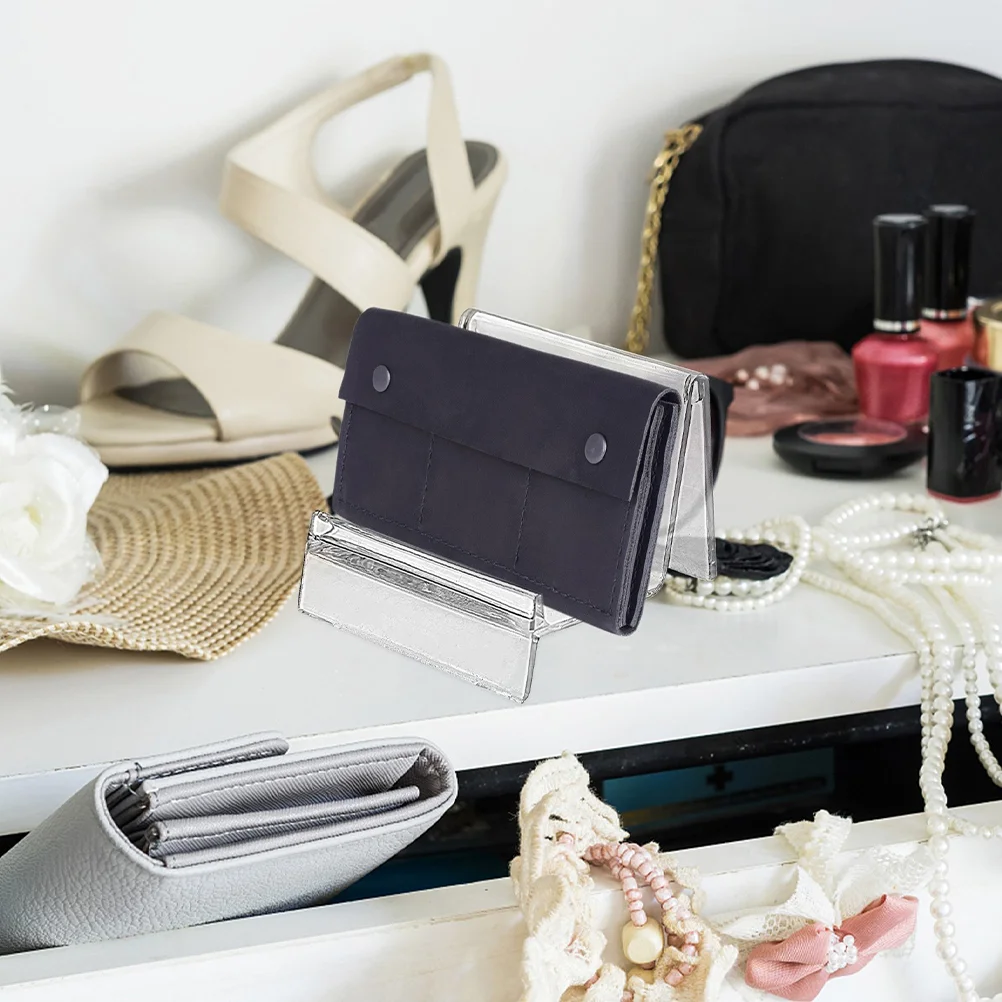 1パック 産業・研究開発用品 OUFEIJIA ディスプレイスタンド 調節可能な財布ディスプレイスタンド バッグ